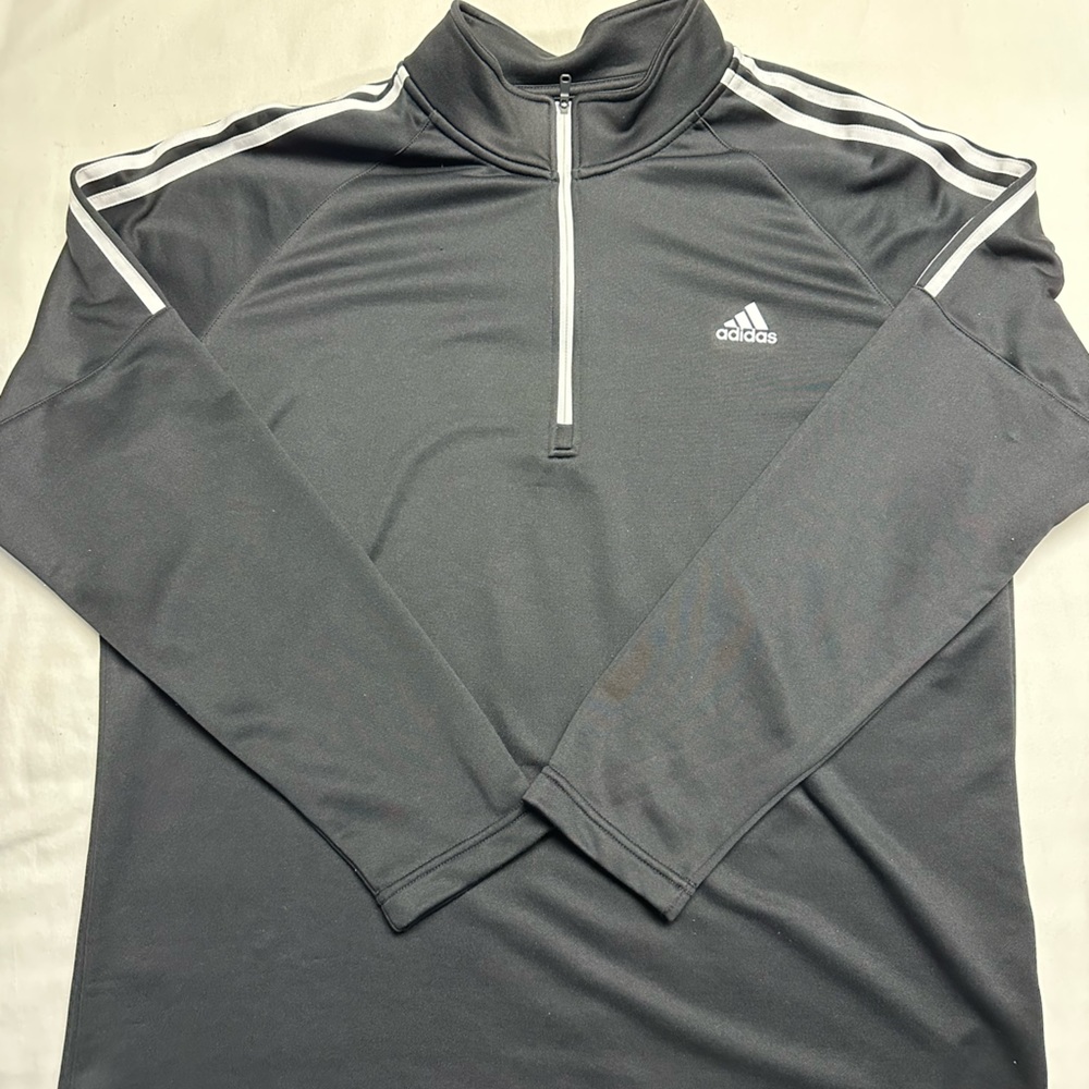Black adidas quarter zip